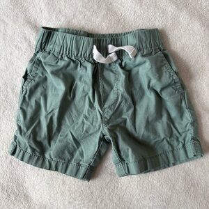 Green Casual Shorts